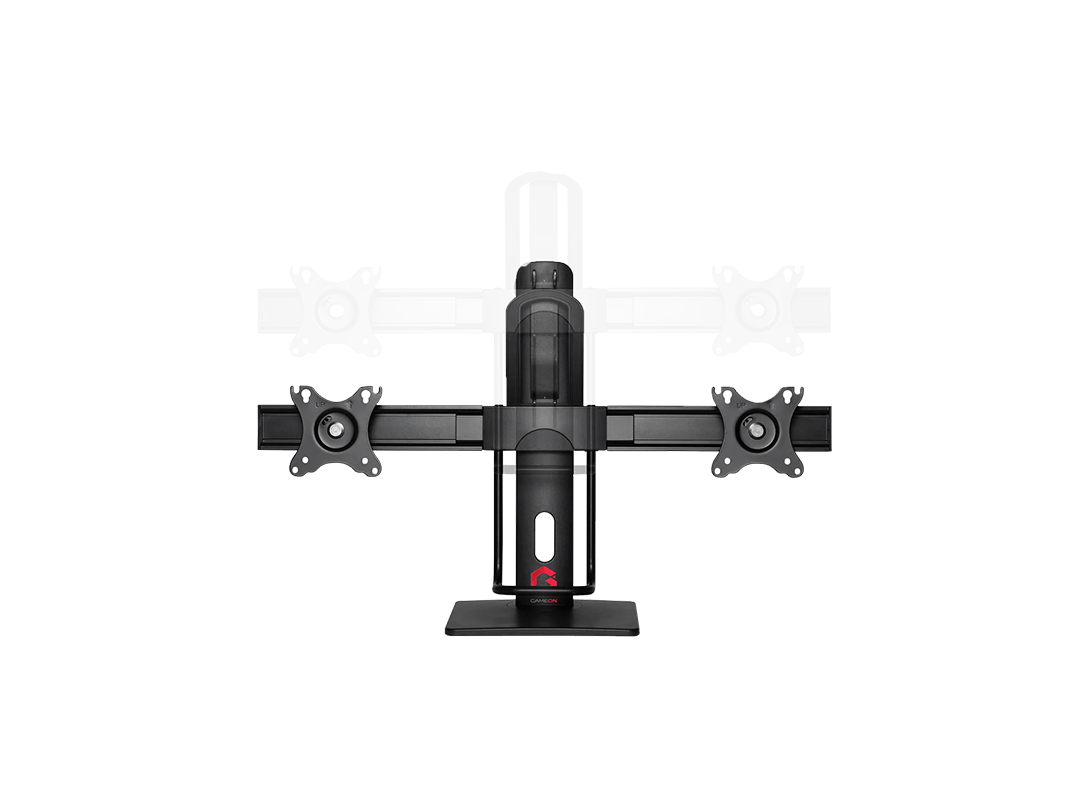GAMEON GO-2052 Easy To Adjust Vertical Lift Dual Screen Monitor Stand For Gaming And Office Use, 17 GAMEON GO-2052 Easy To Adjust Vertical Lift Dual Screen Monitor Stand For Gaming And Office Use, 17